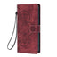 Mandala Embossed Retro Frosted Leather Phone Case