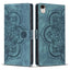 Mandala Embossed Retro Frosted Leather Phone Case