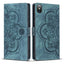Mandala Embossed Retro Frosted Leather Phone Case
