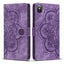 Mandala Embossed Retro Frosted Leather Phone Case