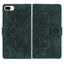 Mandala Embossed Retro Frosted Leather Phone Case
