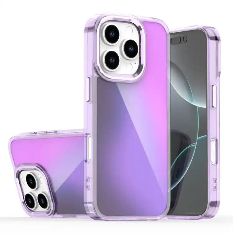 Plating Gradient Discolor Phone Case