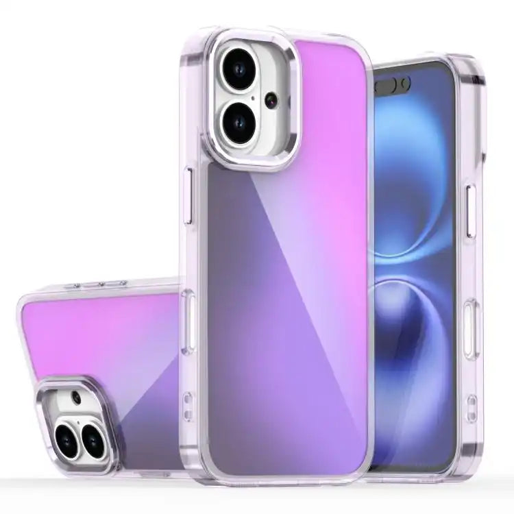 Plating Gradient Discolor Phone Case