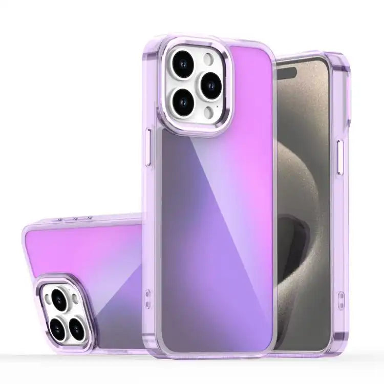 Plating Gradient Discolor Phone Case