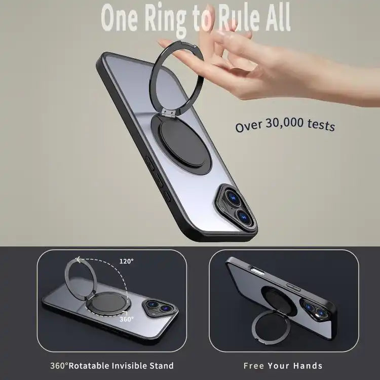 360-degree Rotating MagSafe Magnetic Holder Phone Case