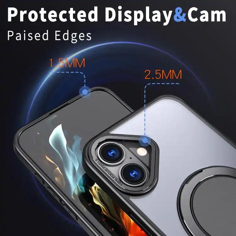 360-degree Rotating MagSafe Magnetic Holder Phone Case
