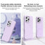 Integrated Button Liquid Silicone Phone MagSafe Case
