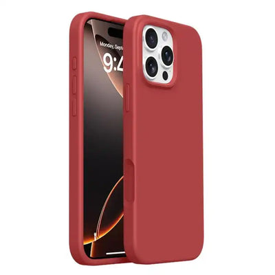 Integrated Button Liquid Silicone Phone Case