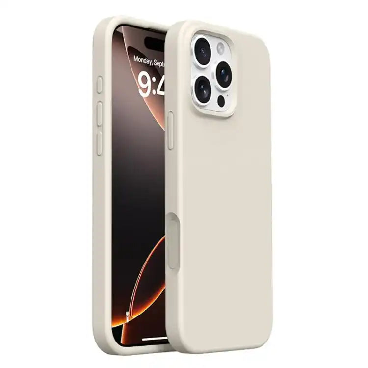 Integrated Button Liquid Silicone Phone Case