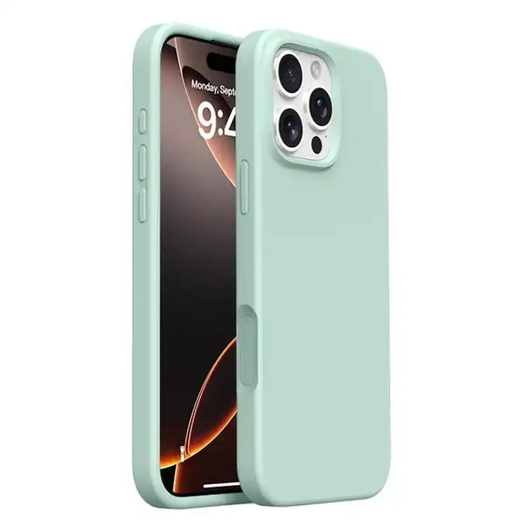 Integrated Button Liquid Silicone Phone Case