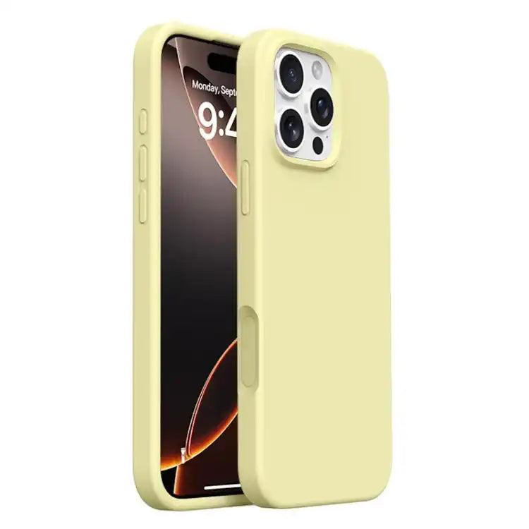 Integrated Button Liquid Silicone Phone Case