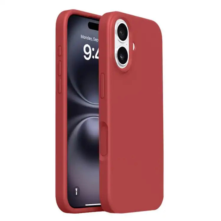 Integrated Button Liquid Silicone Phone Case