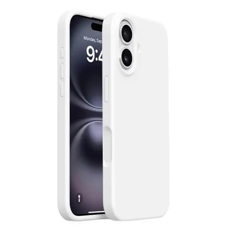 Integrated Button Liquid Silicone Phone Case