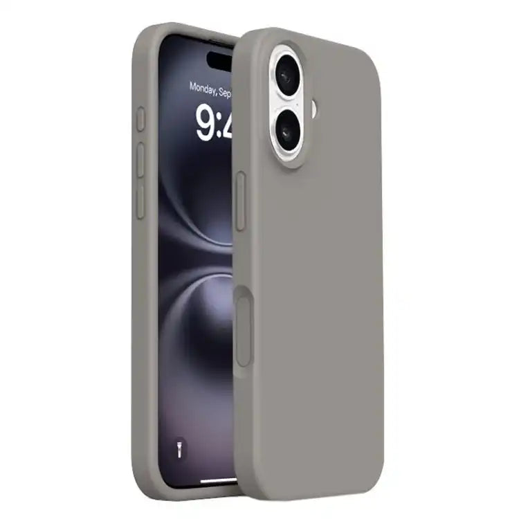 Integrated Button Liquid Silicone Phone Case