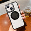 Transparent MagSafe Magnetic Holder Phone Case