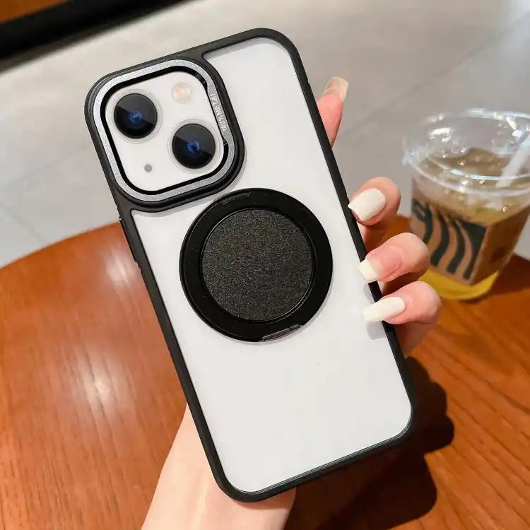 Transparent MagSafe Magnetic Holder Phone Case