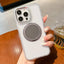 Transparent MagSafe Magnetic Holder Phone Case