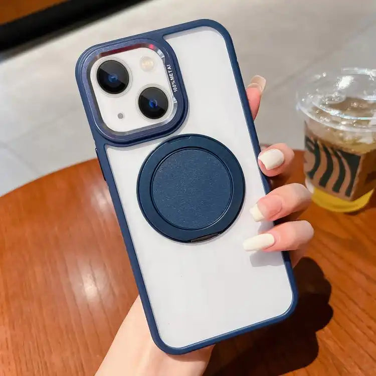 Transparent MagSafe Magnetic Holder Phone Case