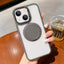 Transparent MagSafe Magnetic Holder Phone Case
