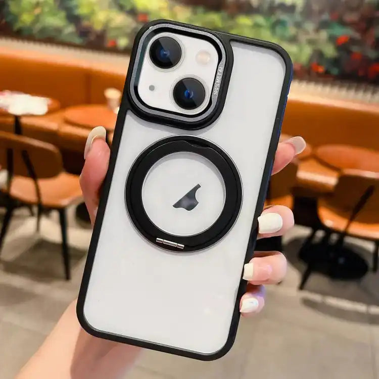 Transparent MagSafe Ring Holder Phone Case