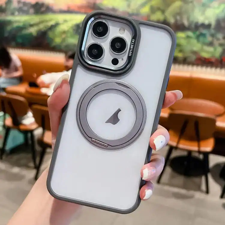 Transparent MagSafe Ring Holder Phone Case