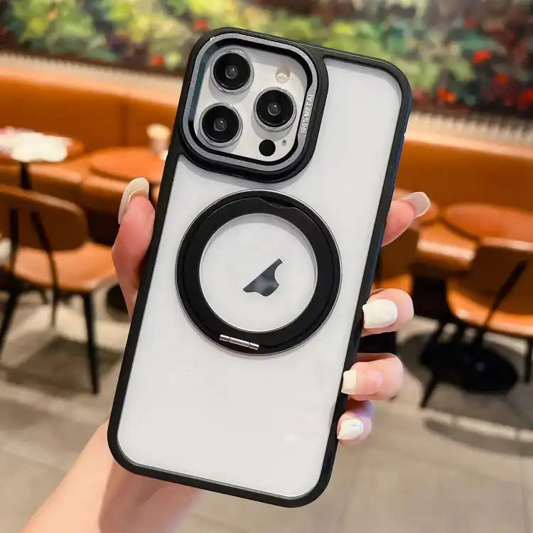 Transparent MagSafe Ring Holder Phone Case