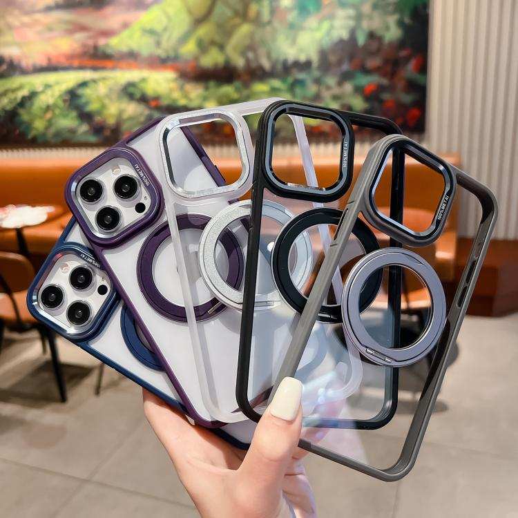 Transparent MagSafe Ring Holder Phone Case