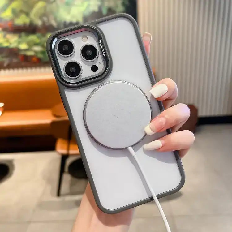 Transparent MagSafe Ring Holder Phone Case