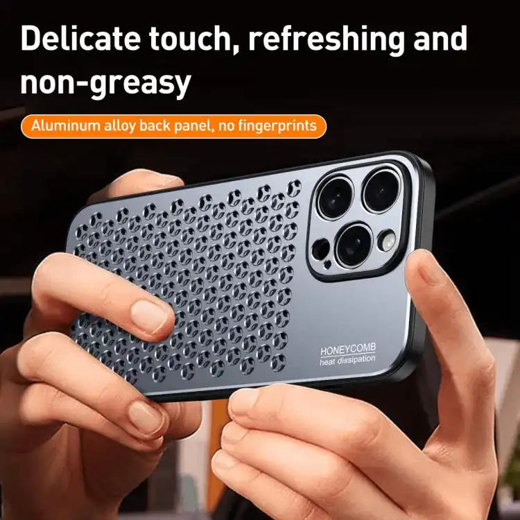 Honeycomb Radiating Alloy Phone Case