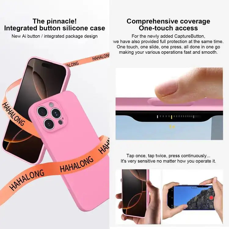 Fine Hole Liquid Silicone Phone Case