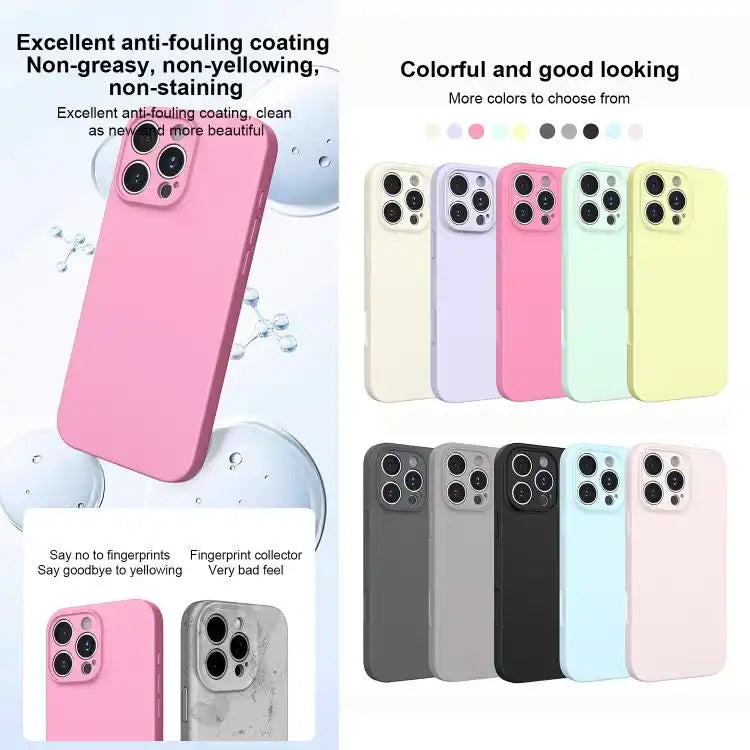 Fine Hole Liquid Silicone Phone Case