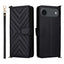Multifunctional 6-Card Slots Leather Phone Case with Wrist Strap