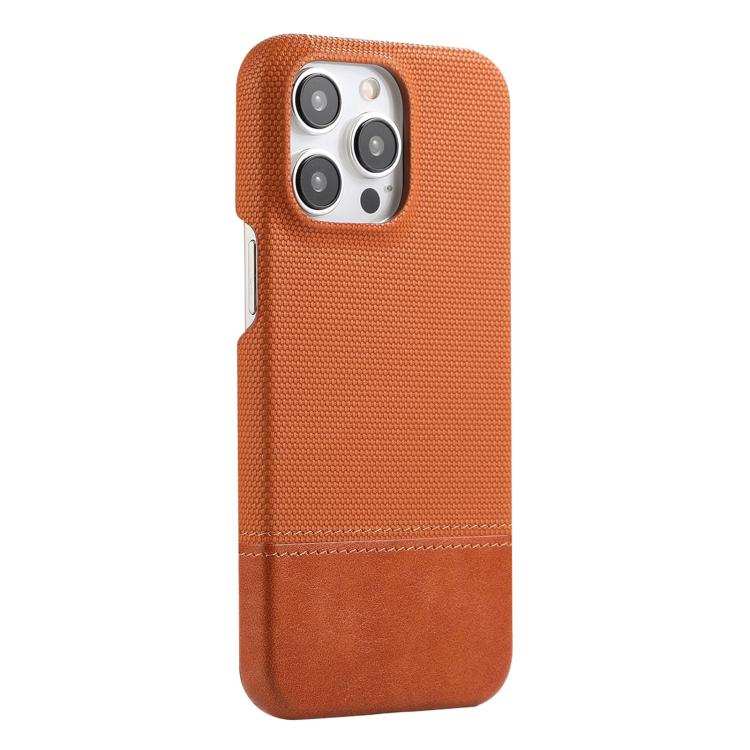 Stitching Cloth MagSafe Magnetic PC Hybrid PU Phone Case