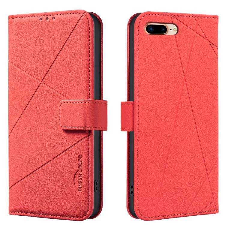 Geometric Pattern RFID Leather Phone Case