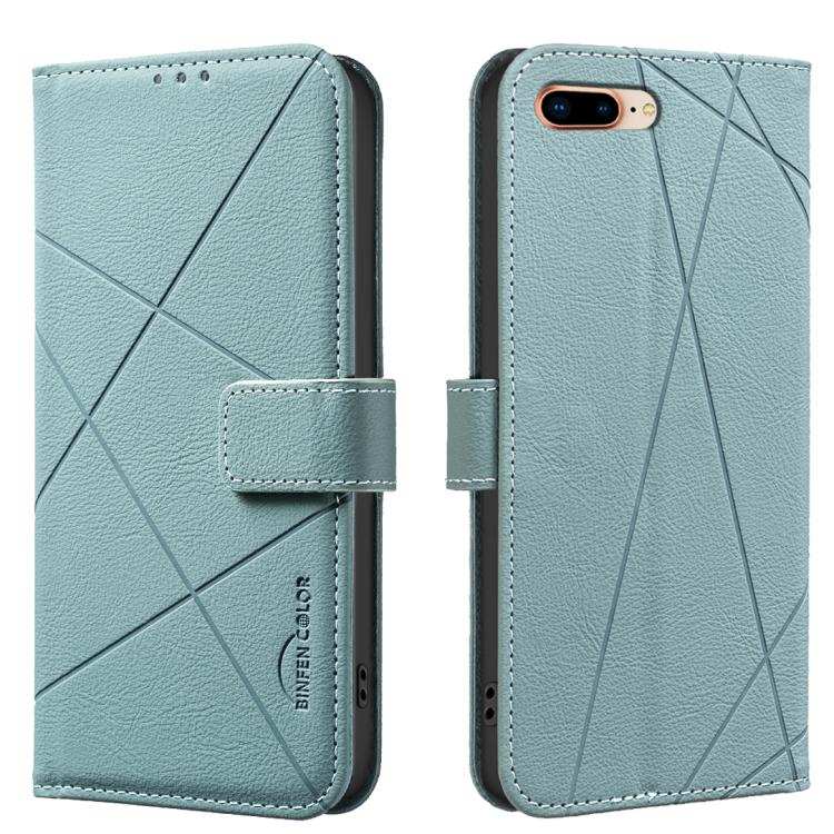 Geometric Pattern RFID Leather Phone Case