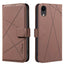 Geometric Pattern RFID Leather Phone Case