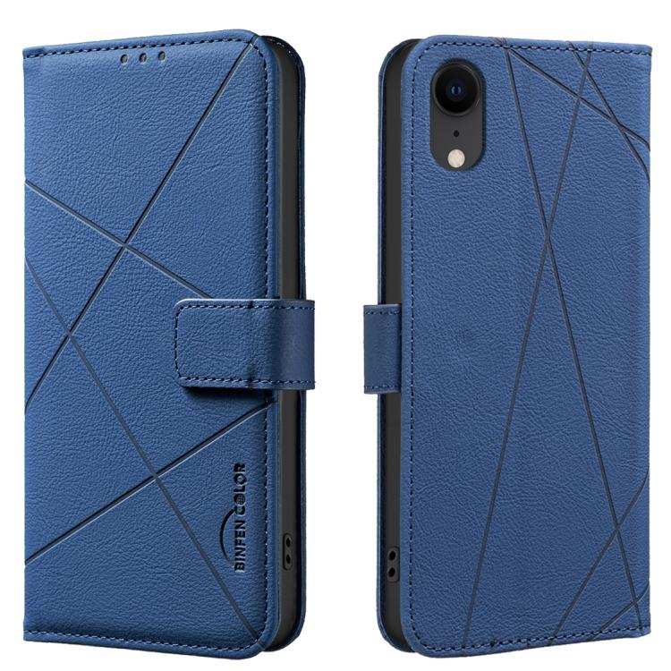 Geometric Pattern RFID Leather Phone Case