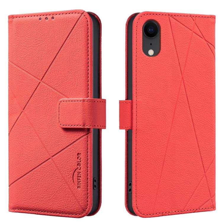 Geometric Pattern RFID Leather Phone Case
