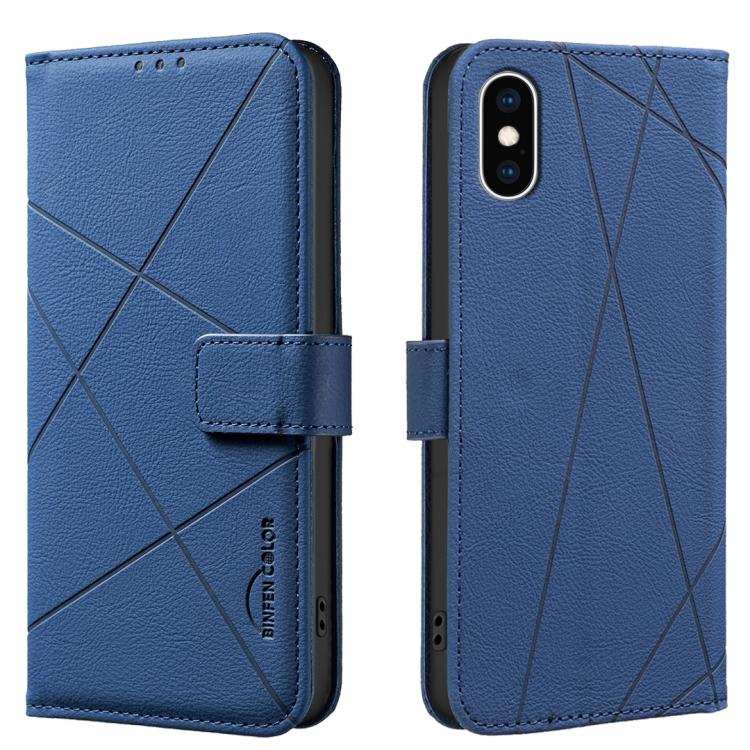 Geometric Pattern RFID Leather Phone Case