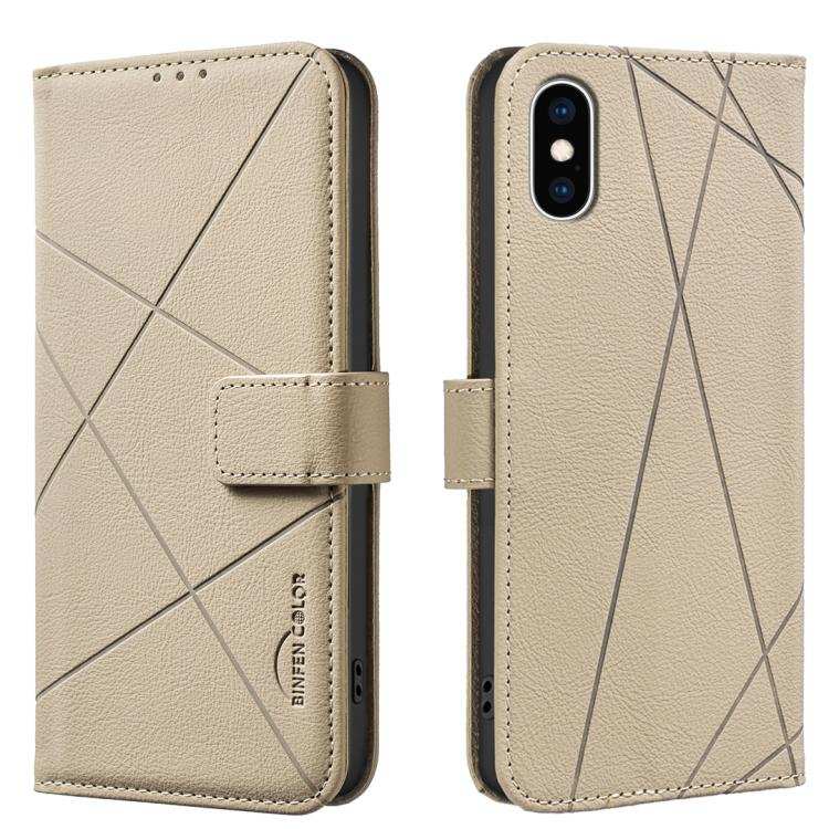 Geometric Pattern RFID Leather Phone Case