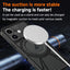 Silicone Cooling Hollow Metal MagSafe Phone Case