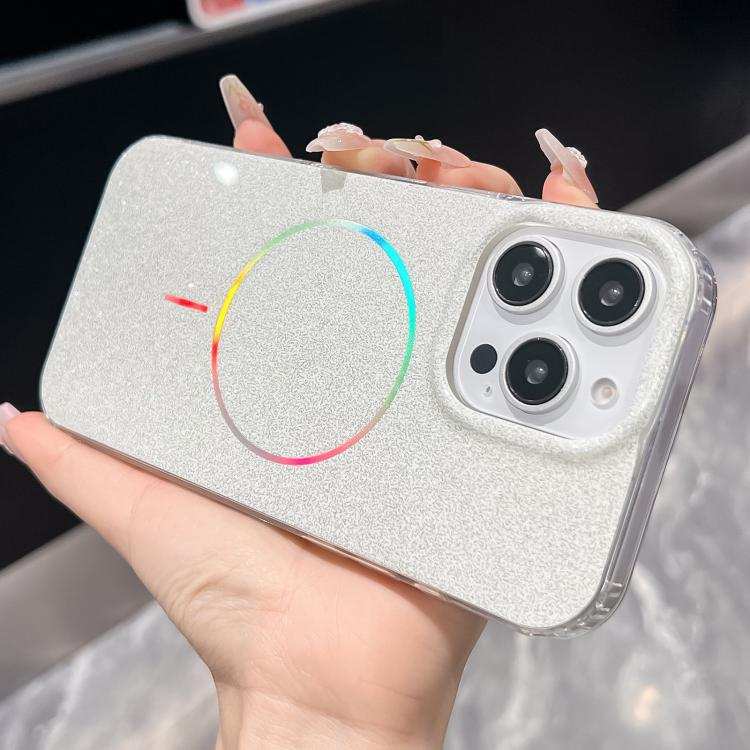 Glitter Powder Plating MagSafe IMD Full Coverage Phone Case