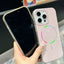 Glitter Powder Plating MagSafe IMD Full Coverage Phone Case