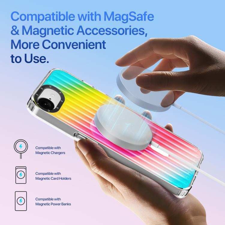 DUX DUCIS ZEST Series Colorful Gradient MagSafe Magnetic Phone Case