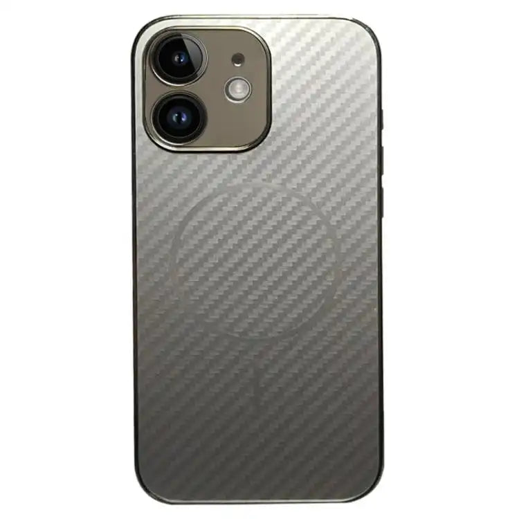 Plating Carbon Fiber MagSafe Full Coverage Phone Case