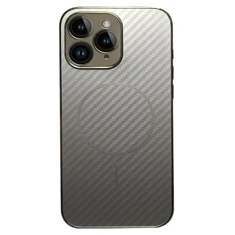 Plating Carbon Fiber MagSafe Full Coverage Phone Case