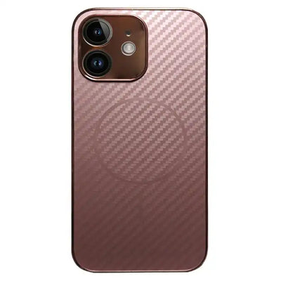 Plating Carbon Fiber MagSafe Full Coverage Phone Case