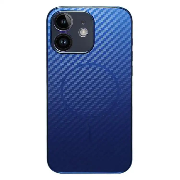 Plating Carbon Fiber MagSafe Full Coverage Phone Case