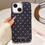 Glitter Powder Dots Pattern Rhinestone Large Hole Phone Case