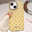 Glitter Powder Dots Pattern Rhinestone Large Hole Phone Case